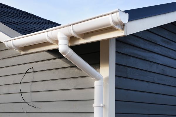 PVC Rain Gutter Installation in Pearland