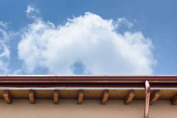 Copper Gutter Installation in Pearland