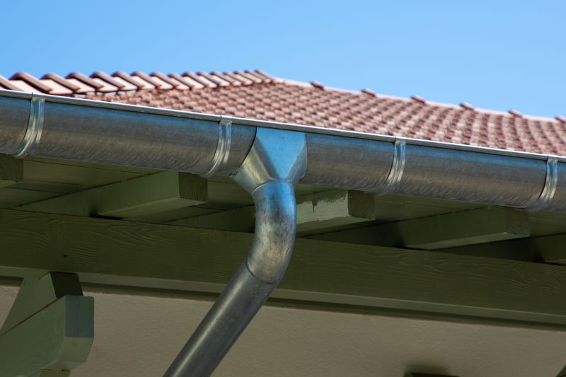 Steel Rain Gutter Installation